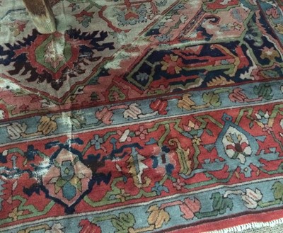 Lot 1028 - Tefzet Carpet of Serapi Design East Europe,...
