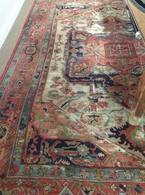 Lot 1028 - Tefzet Carpet of Serapi Design East Europe,...