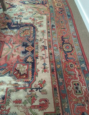 Lot 1028 - Tefzet Carpet of Serapi Design East Europe,...