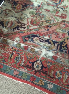 Lot 1028 - Tefzet Carpet of Serapi Design East Europe,...