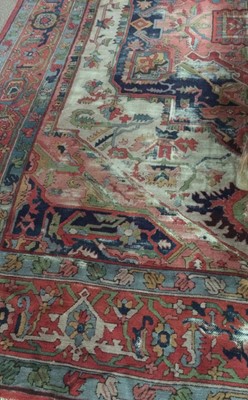 Lot 1028 - Tefzet Carpet of Serapi Design East Europe,...