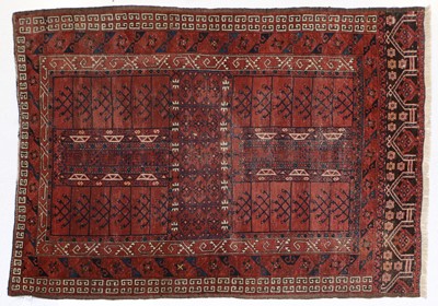 Lot 1017 - Ersari Turkmen Ensi, late 19th century The...