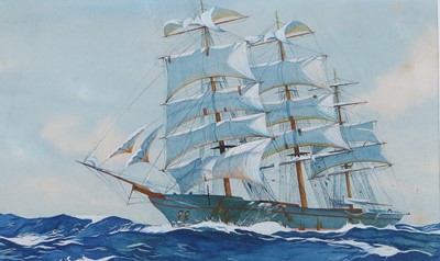 Lot 1357 - Attributed to Wilfred Knox (1884-1966) Clipper...