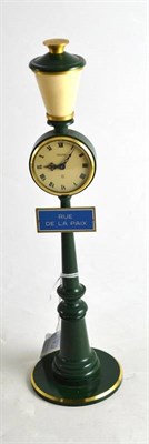 Lot 304 - Jaeger 'Rue de la Paix' street lamp clock