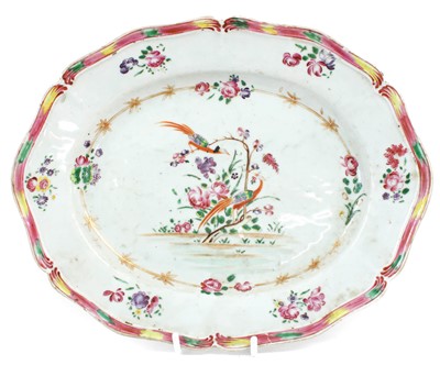 Lot 178 - ~ A Chinese Porcelain Teapot Stand, Qianlong,...