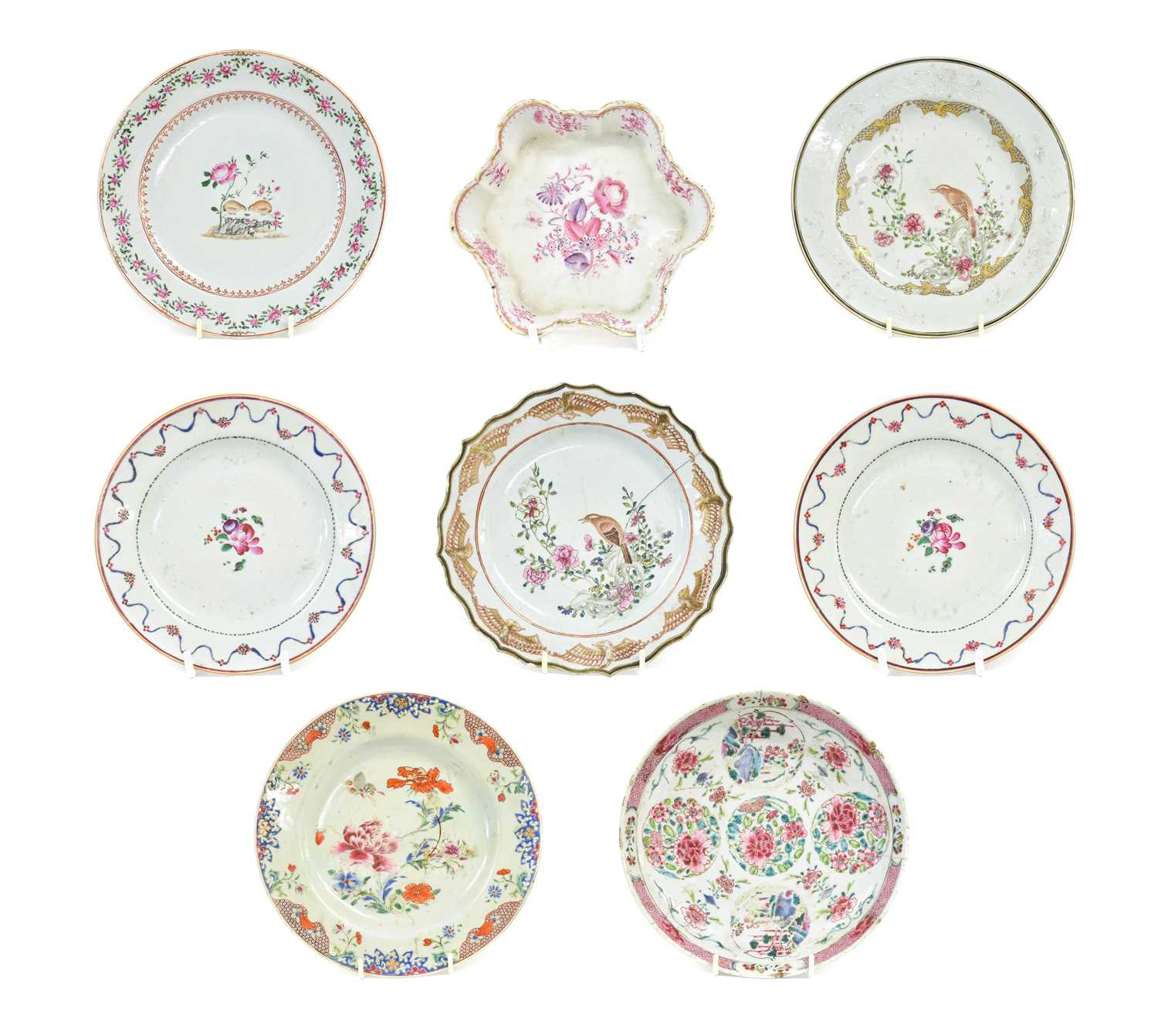 Lot 167 - ~A Chinese Porcelain Teapot Stand, Qianlong,...