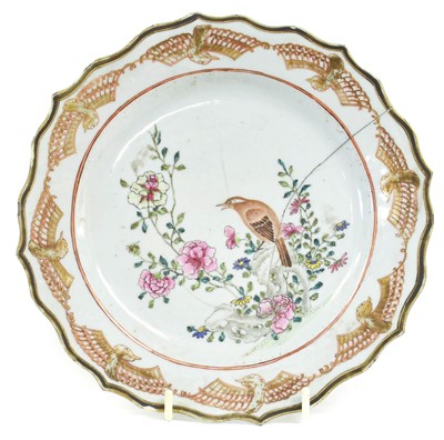 Lot 167 - ~A Chinese Porcelain Teapot Stand, Qianlong,...