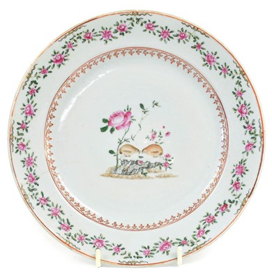 Lot 167 - ~A Chinese Porcelain Teapot Stand, Qianlong,...