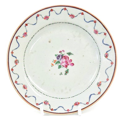 Lot 167 - ~A Chinese Porcelain Teapot Stand, Qianlong,...