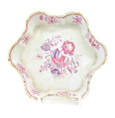 Lot 167 - ~A Chinese Porcelain Teapot Stand, Qianlong,...