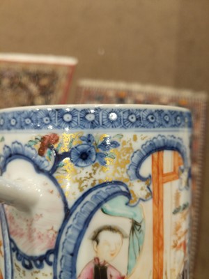 Lot 177 - A Chinese Porcelain Mug, Qianlong, painted in...