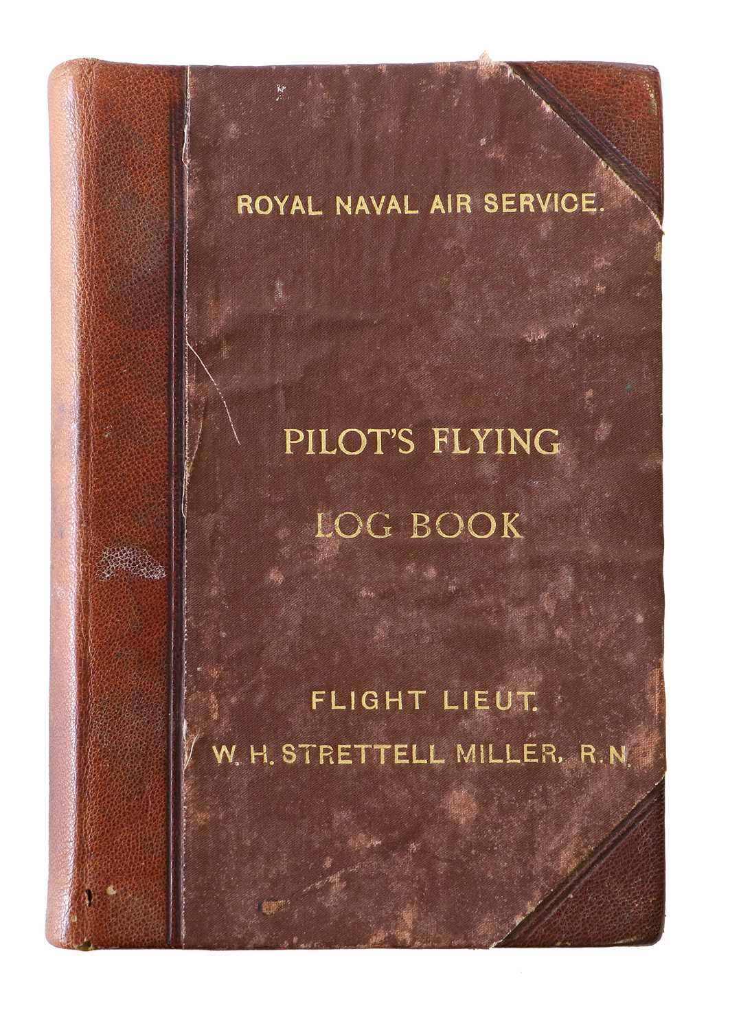 Lot 69 - WWI Pilot’s Flying Log Book. Strettell Miller