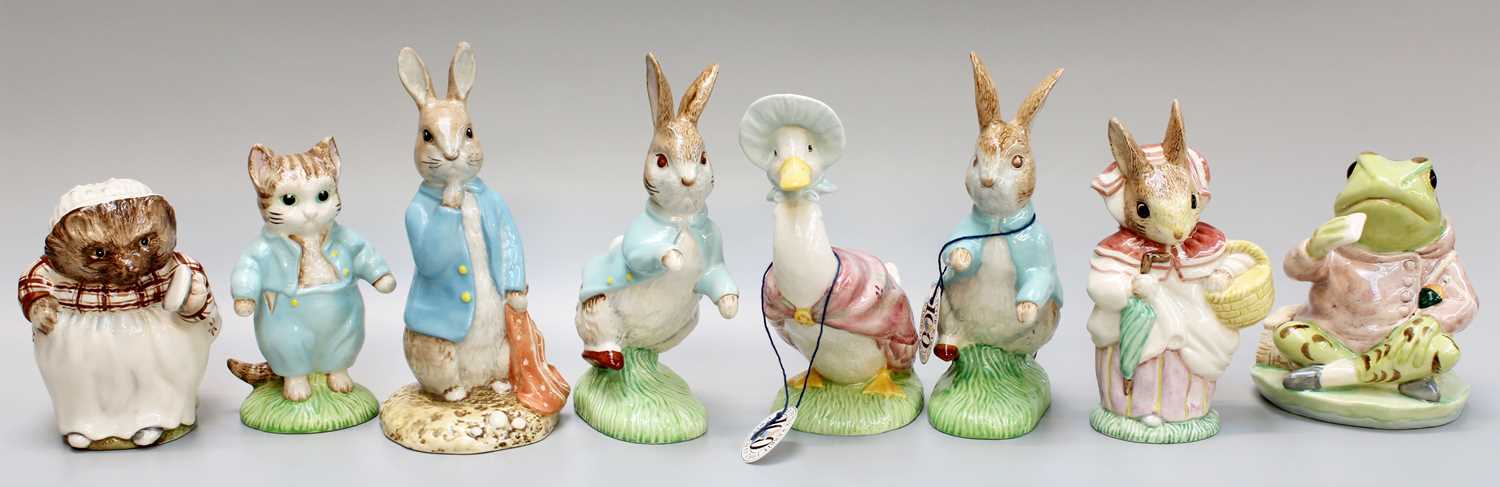 Lot 205 - Royal Albert Beatrix Potter Figures, all large...