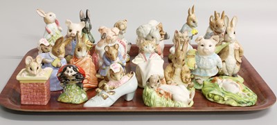 Lot 214 - Royal Albert Beatrix Potter Figures, including...