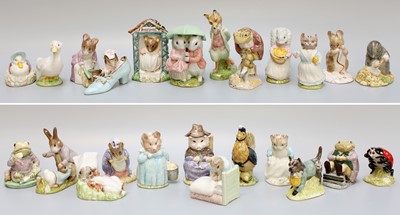 Lot 204 - Royal Albert Beatrix Potter Figures, including...