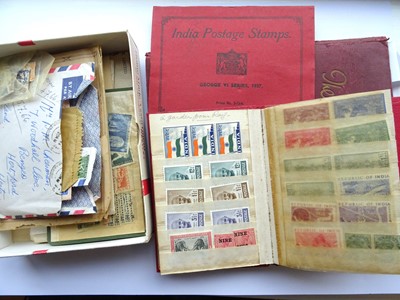 Lot 163 - Vintage Stamp Accumulation, a schoolboy album...