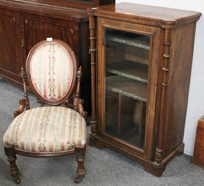 Lot 1379 - A Victorian Walnut Music Cabinet, 60cm by 36cm...