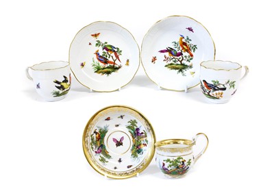 Lot 153 - A Meissen Coffee Cup and Saucer, circa 1820,...