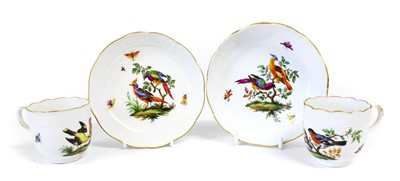 Lot 153 - A Meissen Coffee Cup and Saucer, circa 1820,...
