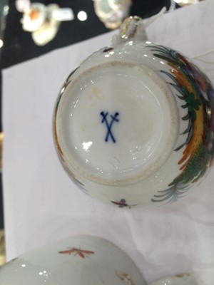 Lot 153 - A Meissen Coffee Cup and Saucer, circa 1820,...