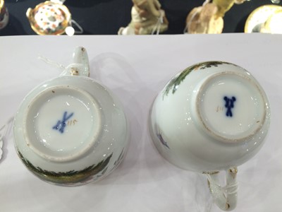 Lot 153 - A Meissen Coffee Cup and Saucer, circa 1820,...