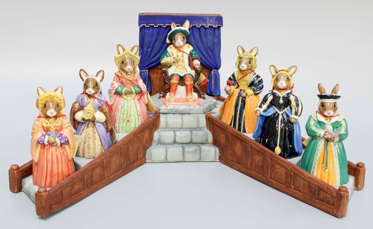 Tudor Rabbits Lot 10 - Royal Doulton Bunnykins