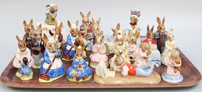 Lot 201 - Royal Doulton Bunnykins, including: 'Ballerina...