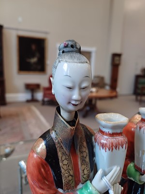 Lot 1 - ~ A Pair of Chinese Porcelain "Nodding Head"...