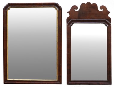 Lot 1320 - A George I Walnut and Parcel-Gilt Wall Mirror,...