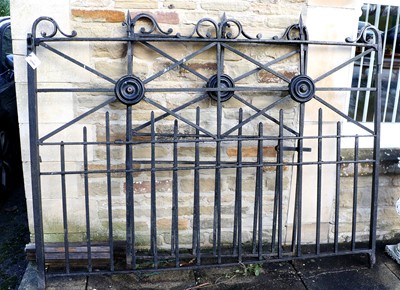 Lot 740 - A 20th Century Cast Iron Garden Gate, of...