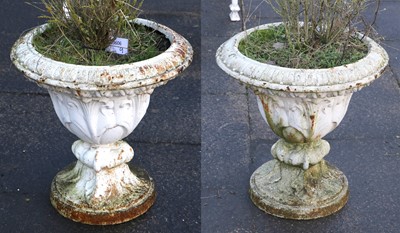 Lot 676 - A Pair of Victorian-Style Cast Metal and Later...