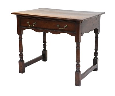 Lot 229 - A George II Oak Side Table, mid 18th century,...