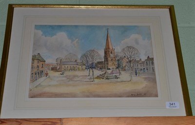 Lot 341 - George Jackson (1898-1974), Masham, signed and dated 1967, watercolour