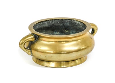 Lot 234 - A Chinese Bronze Censer, Xuande reign mark but...