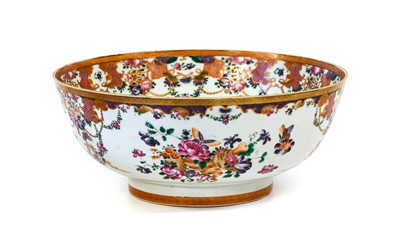 Lot 168 - A Chinese Porcelain Punch Bowl, Qianlong,...