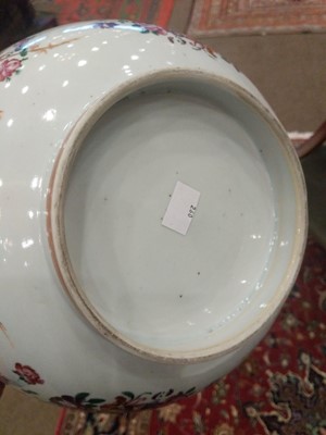 Lot 168 - A Chinese Porcelain Punch Bowl, Qianlong,...