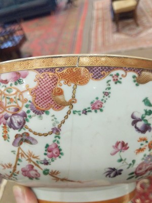 Lot 168 - A Chinese Porcelain Punch Bowl, Qianlong,...
