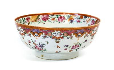 Lot 201 - A Chinese Porcelain Punch Bowl, Qianlong,...