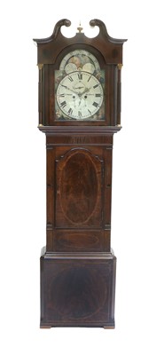 Lot 1234 - A Mahogany Eight Day Longcase Clock, signed...