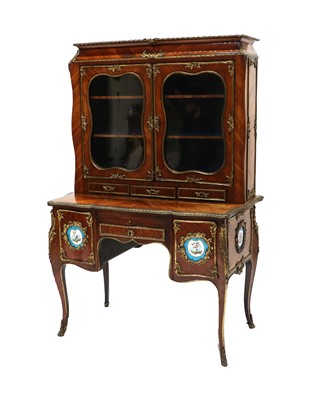 Lot 329 - A French Louis XV-Style Tulipwood, Rosewood...