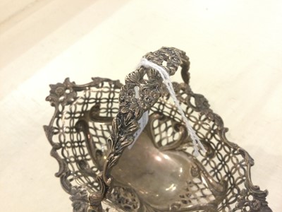 Lot 59 - A Victorian Silver Basket, by William Comyns,...