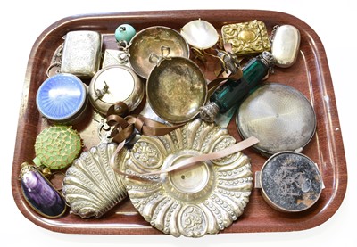 Lot 140 - A Collection of Assorted Silver Boxes and...