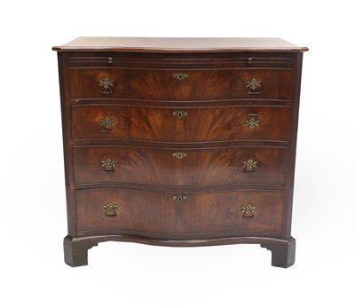 Lot 282 - A George III Mahogany Serpentine Chest of...