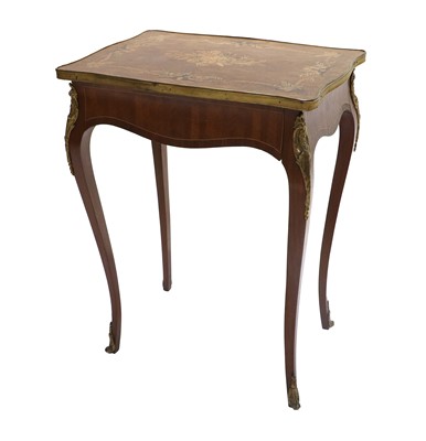 Lot 1291 - A French Louis XV-Style Kingwood and Rosewood...