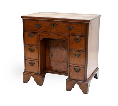 Lot 236 - A George II Walnut Bureau-Table, 2nd quarter...