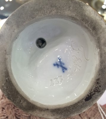 Lot 157 - A Pair of Meissen Porcelain Figures, 19th...