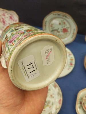 Lot 171 - A Cantonese Porcelain Circular Box and Cover,...