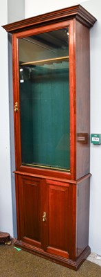 Lot 1347 - A Victorian Army and Navy Mahogany Gun Cabinet,...