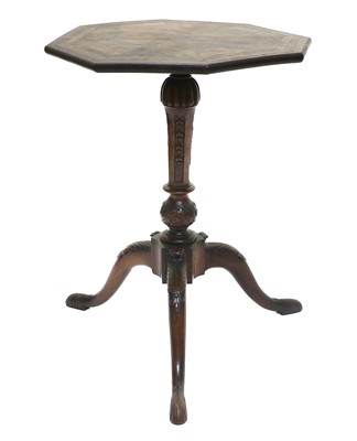 Lot 1228 - A George II-Style Walnut, Burr Walnut and...