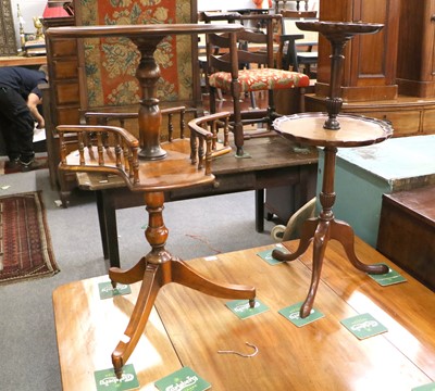 Lot 1188 - A Mahogany Tripod Table, with galleried...